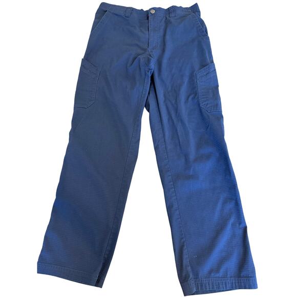 CARHARTT Navy Rugged Flex Scrob Pant Pants size L - Picture 1 of 9